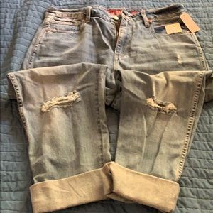 Lucky Brand high rise tomboy jeans